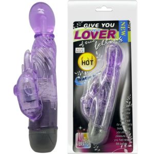 BAILE – GIVE YOU A KIND OF LOVER VIBRADOR CON RABBIT LILA 10 MODOS