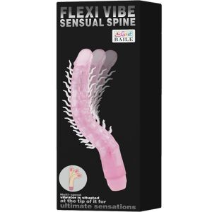 BAILE – FLEXI VIBE SENSUAL SPINE BENDABLE VIBRATING DILDO LILA 23.5 CM