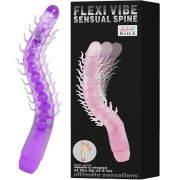 BAILE – FLEXI VIBE SENSUAL SPINE BENDABLE VIBRATING DILDO LILA 23.5 CM