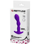 PRETTY LOVE – MASAJEADOR ANAL 12 MODOS VIBRACION LILA