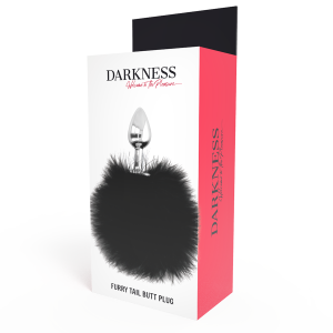 DARKNESS – EXTRA BUTTPLUG ANAL CON COLA NEGRO 7 CM