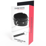 DARKNESS – COLLAR CONFORTABLE DE POSTURA CON CADENA LEATHER