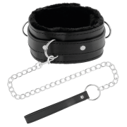 DARKNESS – COLLAR CONFORTABLE DE POSTURA CON CADENA LEATHER