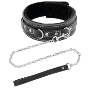 DARKNESS – COLLAR LEATHER CON CORREA ALTA CALIDAD