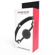 DARKNESS – MORDAZA SILICONA NEGRO