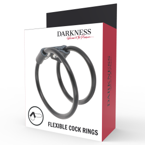 DARKNESS – ANILLA FLEXIBLE DOBLE PARA EL PENE