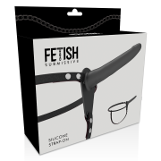 FETISH SUBMISSIVE HARNESS – SILICONA NEGRO 15 CM