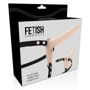 FETISH SUBMISSIVE HARNESS – VIBRADOR SILICONA FLESH 15 CM