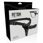 FETISH SUBMISSIVE HARNESS – SILICONA NEGRO G-SPOT 16 CM