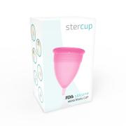 STERCUP – COPA MENSTRUAL FDA SILICONA ROSA – TALLA L