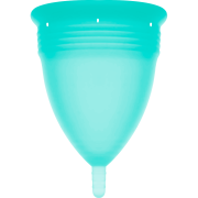 STERCUP – COPA MENSTRUAL FDA SILICONA AQUAMARINA – TALLA L