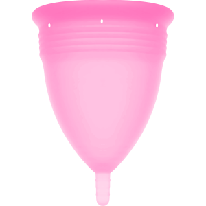 STERCUP – COPA MENSTRUAL FDA SILICONA ROSA – TALLA S