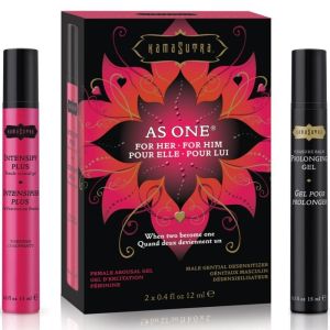 KAMASUTRA – KIT PAREJAS PARA EL Y ELLA AS ONE 12 ML