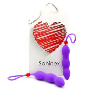 SANINEX – CLIMAX PLUG ANAL CON ANILLO PENE LILA