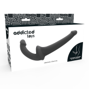 ADDICTED TOYS – DILDO CON ARNÉS SIN SUJECCIÓN NEGRO