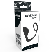 ADDICTED TOYS – PLUG ANAL CON ANILLO PENE NEGRO