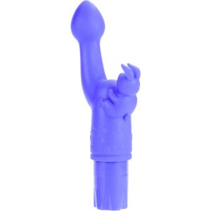 CALEXOTICS – SILICONE CONEJITO VIBRADOR KISS LILA