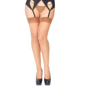 LEG AVENUE – MEDIAS TRANSPARENTES MARRON TALLA UNICA