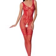 PASSION – WOMAN BS069 BODYSTOCKING BLANCO TALLA UNICA