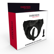 DARKNESS – PANTIES CON PLUG Y DILDO INTERCAMBIABLE