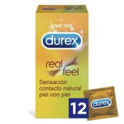 DUREX – REAL FEEL 12 UNIDADES