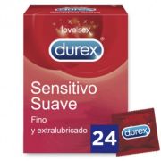 DUREX – SENSITIVO SUAVE 24 UNIDADES