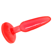 BAILE – PLUG ANAL TACTO SUAVE ROJO 14.2 CM