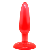 BAILE – PLUG ANAL TACTO SUAVE ROJO 14.2 CM