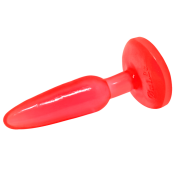 BAILE – PLUG ANAL TACTO SUAVE ROJO 14.2 CM