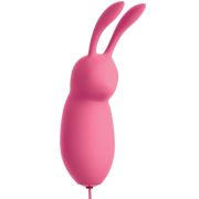 OMG – CUTE RABBIT VIBRADOR POTENTE ROSA USB