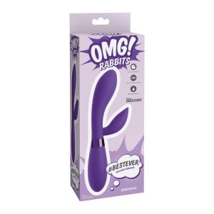 OMG – BESTEVER SILICONE VIBRATOR LILA