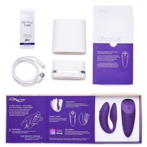 WE-VIBE – CHORUS VIBRADOR PAREJAS CON CONTROL SQUEEZE LILA