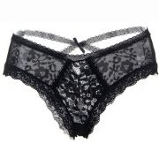 QUEEN LINGERIE – PANTIES DE ENCAJE FLORAL S/M