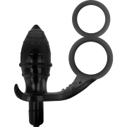 ADDICTED TOYS – PLUG ANAL CON ANILLA DOBLE NEGRO