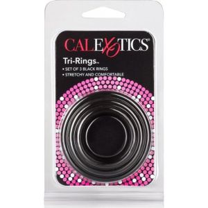 CALEXOTICS – SET TRES ANILLAS NEGRO ERECCIÓN