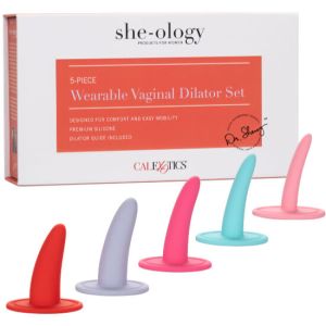 CALEXOTICS – KIT 5PC DILATADORES VAGINALES O ANALES MULTICOLOR