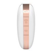 SATISFYER CONNECT ESTIMULADOR CLITORIS  LOVE TRIANGLE BLANCO / ORO