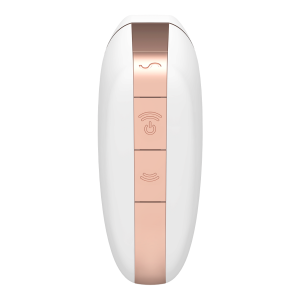 SATISFYER CONNECT ESTIMULADOR CLITORIS  LOVE TRIANGLE BLANCO / ORO