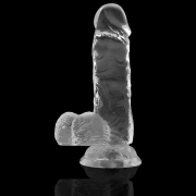 X RAY – CLEAR DILDO REALISTA TRANSPARENTE 15.5 CM -O- 3.5 CM