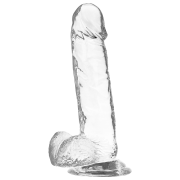 X RAY – CLEAR DILDO REALISTA TRANSPARENTE 20 CM -O- 4.5 CM