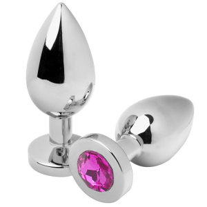 METAL HARD – ANAL PLUG DIAMOND ROSA MEDIUM 7.62CM