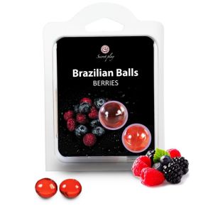 SECRETPLAY – BRAZILIAN BALLS FRUTAS DEL BOSQUE SET 2 BOLAS