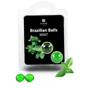 SECRETPLAY – BRAZILIAN BALLS  MENTA SET  2 BOLAS