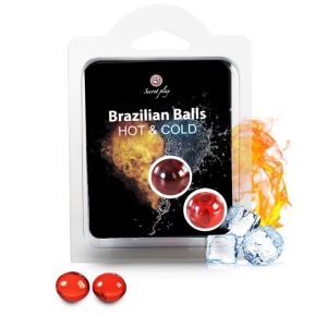 SECRETPLAY – BRAZILIAN BALLS EFECTO CALOR  FRIO  2 UNIDADES