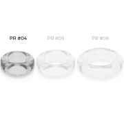 POWERING – SUPER FLEXIBLE Y RESISTENTE ANILLO PENE  3.8CM PR04 CLEAR