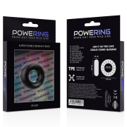 POWERING – SUPER FLEXIBLE Y RESISTENTE ANILLO PENE  4.5CM PR07 NEGRO