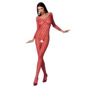 PASSION – WOMAN BS077 BODYSTOCKING TALLA UNICA NEGRO