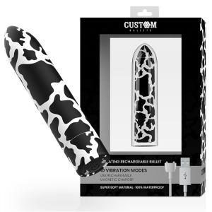 CUSTOM BULLETS – BALA RECARGABLE COW 10 INTENSIDADES