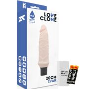 LOVECLONE – IVAR SELF LUBRICATION VIBRADOR 20 CM -O- 3.7 CM