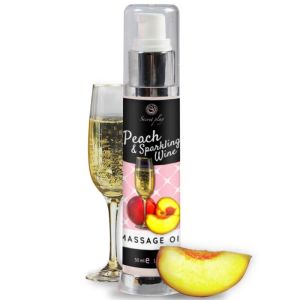 SECRETPLAY – ACEITE MASAJE MELOCOTÓN  CAVA 50 ML